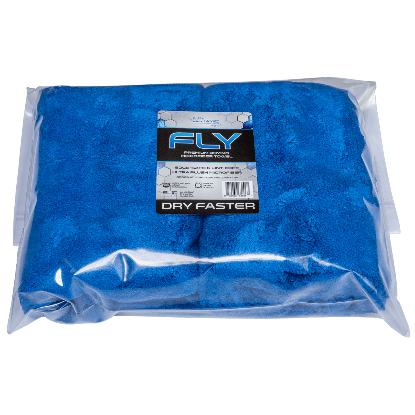 FLY - EDGELESS PREMIUM PLUSH AUTO DRYING TOWEL - 2 PACK
