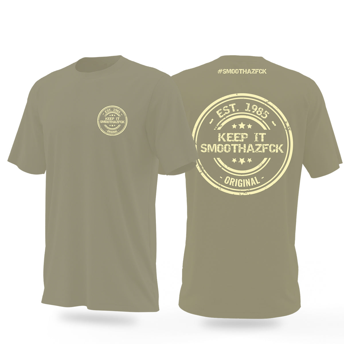 Men's #SMOOTHAZFCK Short Sleeve W/ Chest Logo