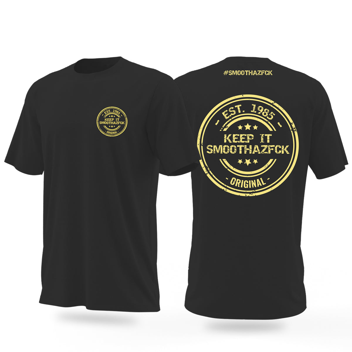 Men's #SMOOTHAZFCK Short Sleeve W/ Chest Logo
