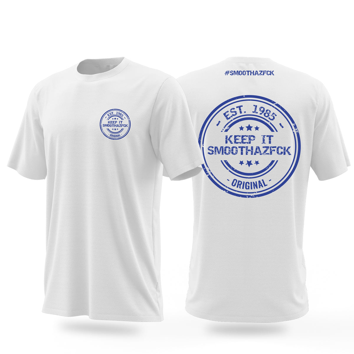Men's #SMOOTHAZFCK Short Sleeve W/ Chest Logo