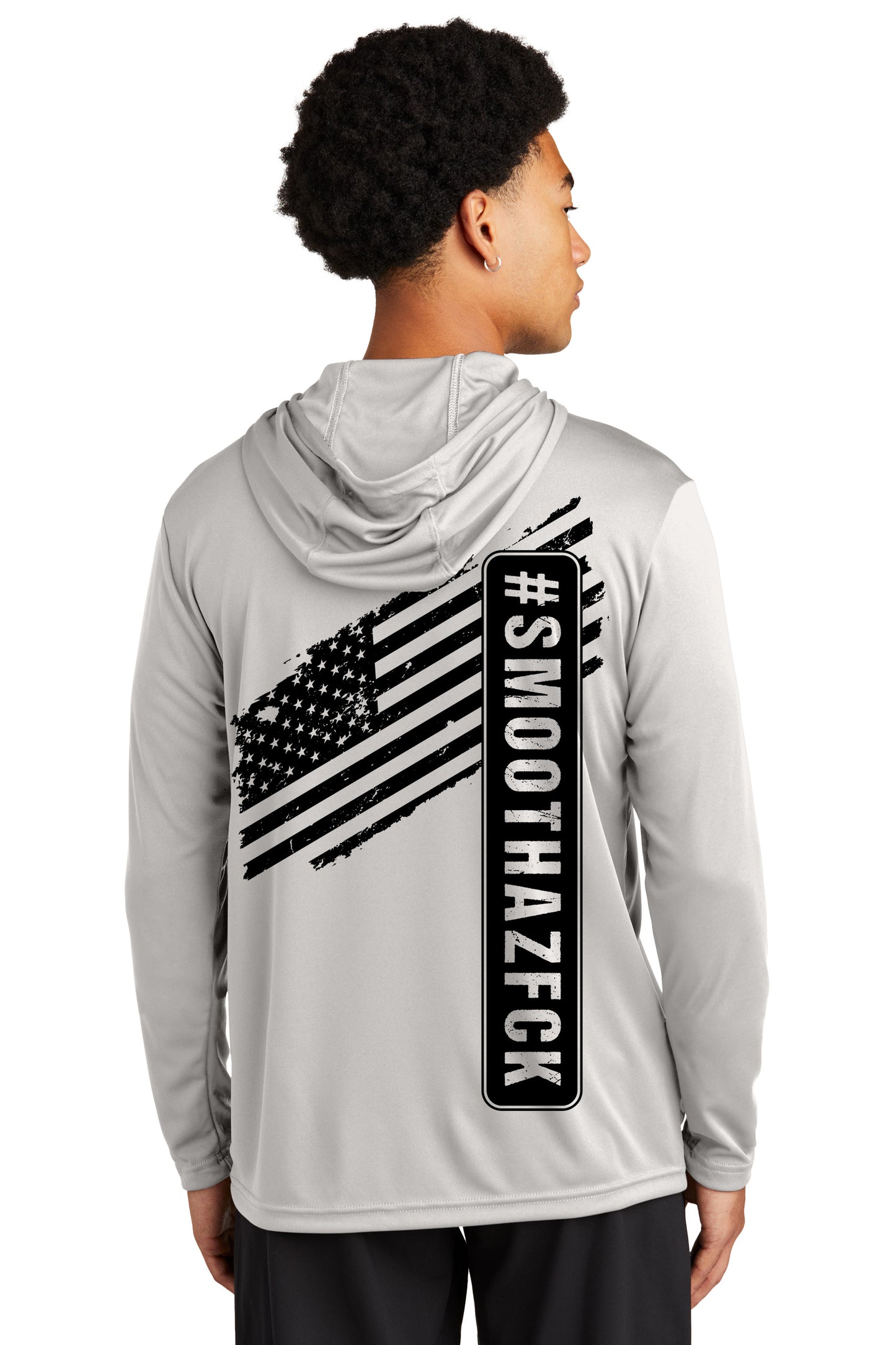 Unisex Hooded Sun Shirt Flag Design